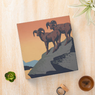 Vintage Poster Promoting Travel To National Parks Binder