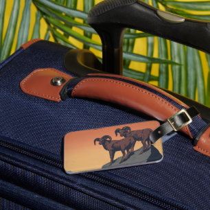 Vintage Poster Promoting Travel To National Parks Luggage Tag