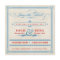 Vintage Poster Red, White & Blue Save the Date