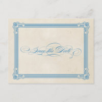 Vintage Poster Red, White & Blue Save the Date