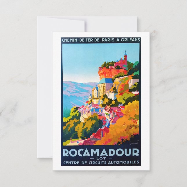Vintage Poster - Rocamadour Invitation (Front)
