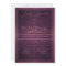 Vintage Poster Style Purple DIY Wedding Invitation