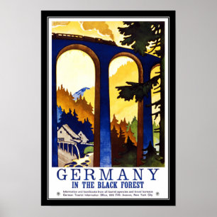 Vintage Posters Travel Germany The Black Forest