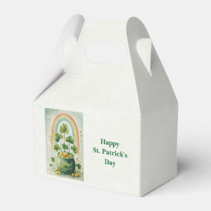 Vintage Pot of Gold and Rainbow Favor Box