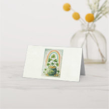  Vintage Pot of Gold and Rainbow