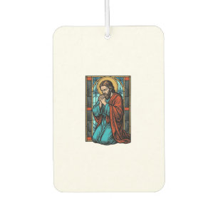 Vintage Praying Religious Figure Vector Shirt Desi Air Freshener