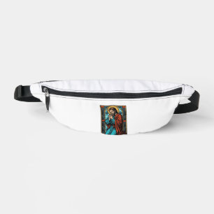 Vintage Praying Religious Figure Vector Shirt Desi Fanny Pack