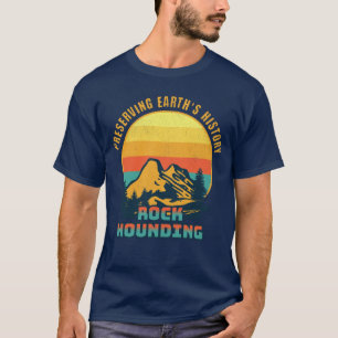Vintage Preserving Earth's Rock Collecting Geology T-Shirt