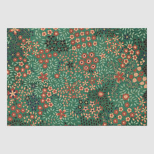 Vintage pretty Japanese floral pattern Tissue Paper