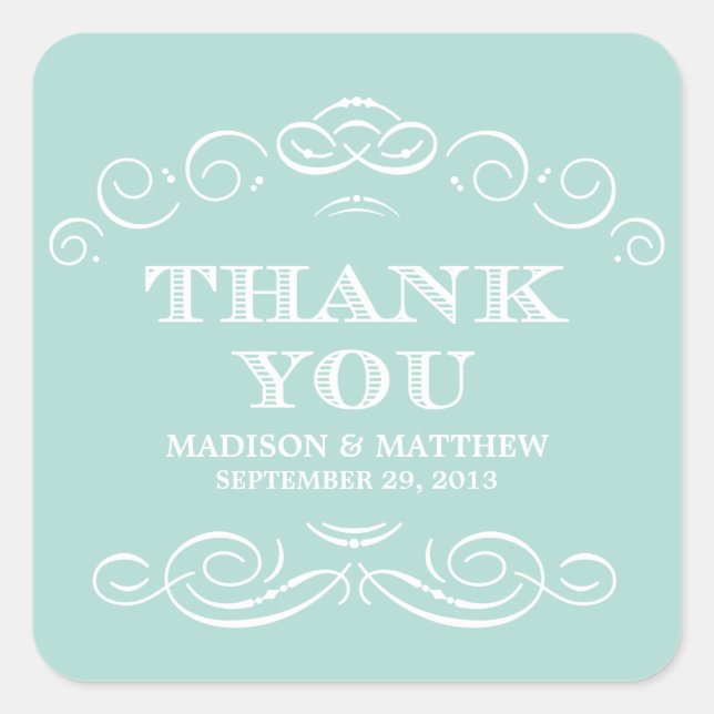 VINTAGE PRETTY | WEDDING FAVOR LABELS (Front)