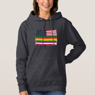 Vintage Pride Flag Distressed Vector Shirt Design_