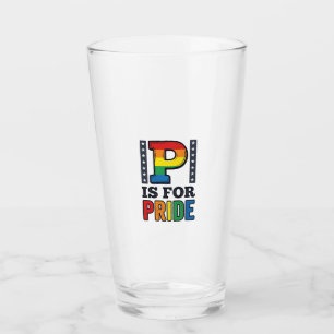 Vintage Pride Letter P Rainbow Shirt Design_1 Glass