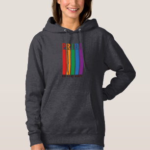 Vintage Pride Month Rainbow Typography Shirt Desig