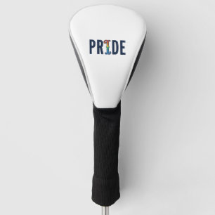 Vintage Pride Rainbow Lettering T-Shirt Design_1 Golf Head Cover