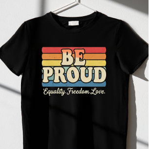 vintage Pride Rainbow LGBTQ Men's T-Shirt