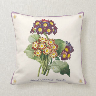 Vintage Primula Auriculum - Coussin Cowdrop
