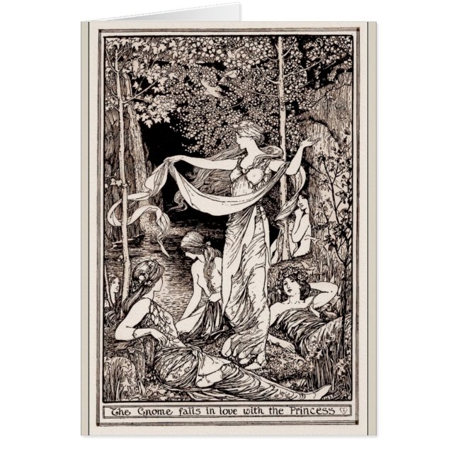 Vintage - Princess & Her Court at the Lake, (Front)
