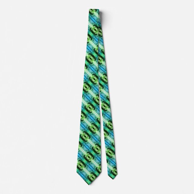 Vintage Principality Monaco palace courtyard Tie (Front)