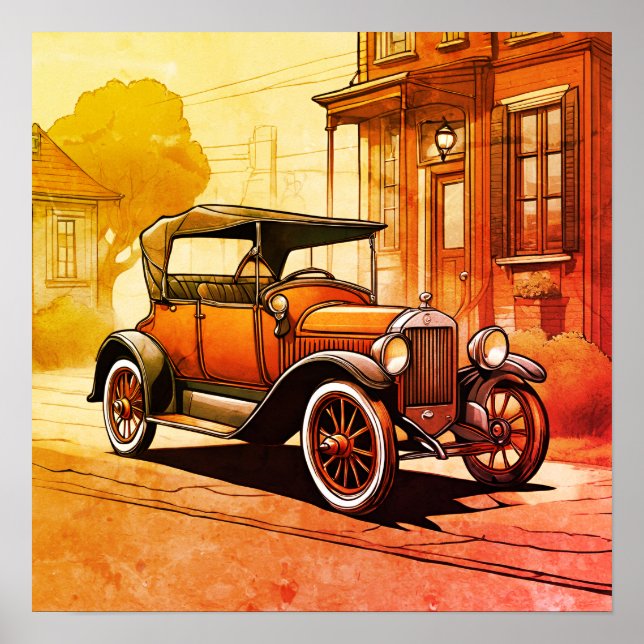 Vintage Print, Digital Download Wall Art (Front)