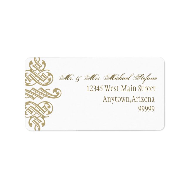 Vintage Printers Ornament- Matching Address Labels (Front)