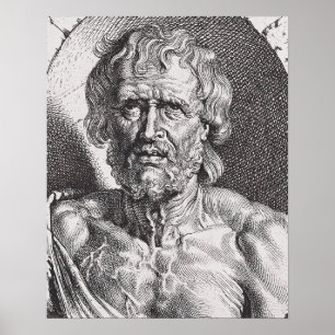 Vintage Prints The Bust Of Seneca