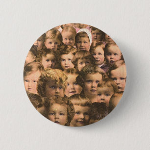 Vintage Product Label Art, Eskay's Baby Food 2 Inch Round Button