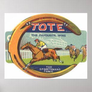 Vintage Product Label Art, Tote Sportsman's Tonic Poster
