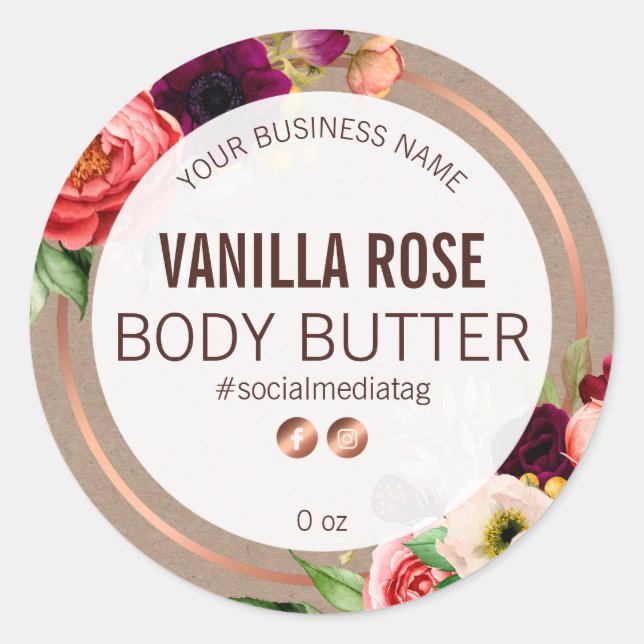 Vintage Product Labels (Front)