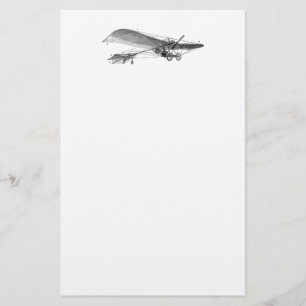 Vintage Propeller Airplane Retro Old Prop Plane Stationery