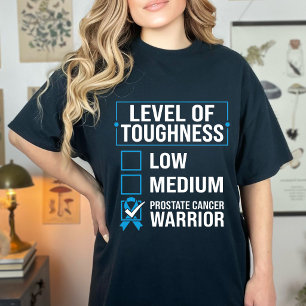 Vintage Prostate Cancer Awareness Warrior Strength T-Shirt