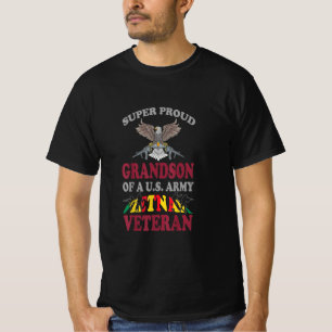 Vintage Proud Grandson Of A U.S. Army Vietnam Gift T-Shirt