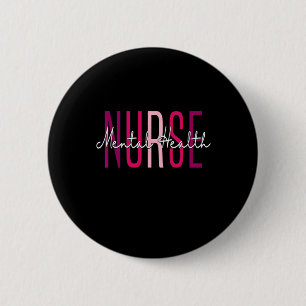Vintage Psychiatric Mental Health Nurse Psych Nurs 2 Inch Round Button