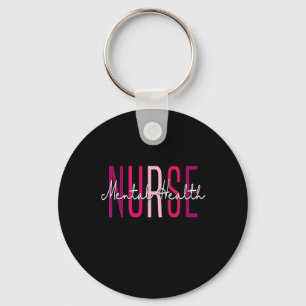 Vintage Psychiatric Mental Health Nurse Psych Nurs Keychain