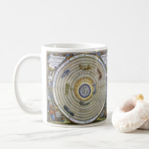 Vintage Ptolemaic Planisphere by Andreas Cellarius Coffee Mug