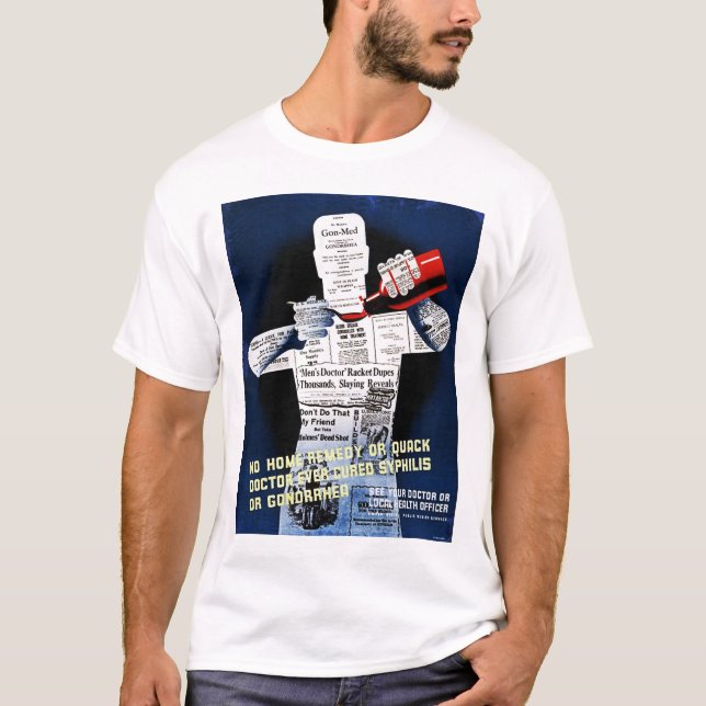 Vintage Public Health Poster Shirt (Front)