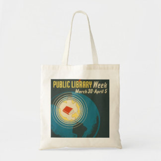 Vintage "Public Library Week" Tote Bag