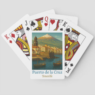Vintage Puerto de la Cruz Tenerife Travel  Playing Cards