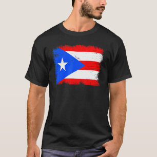Vintage Puerto Rico Flag Puerto Rican Independence T-Shirt