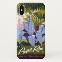 Vintage Puerto Rico iPhone Case