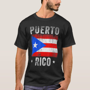 Vintage Puerto Rico Puerto Rican Flag Pride T-Shirt