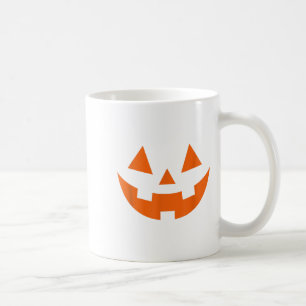 Vintage Pumpkin Face Jackolantern Jack O Lantern H Coffee Mug