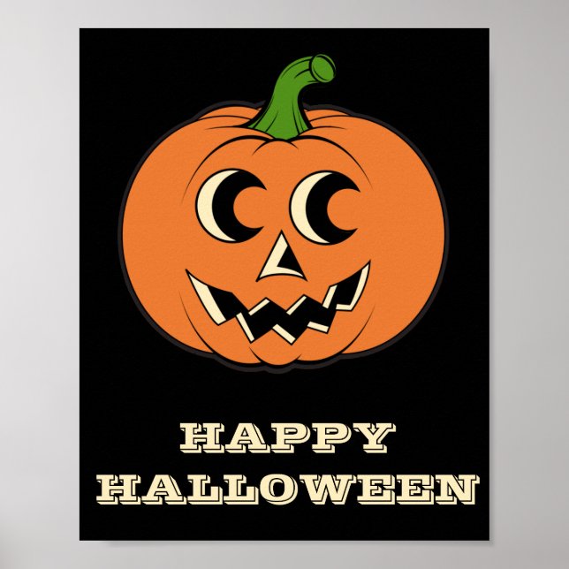 Vintage Pumpkin Poster (Front)