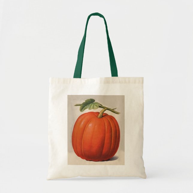 Vintage Pumpkin Tote Bag (Front)