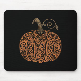 Vintage Pumpkin Women's Autumn Fall Thanksgiving H Mouse Pad