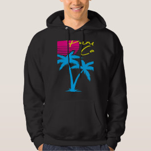 Vintage Punta Cana Retro Palm Tree Vacation Souven Hoodie