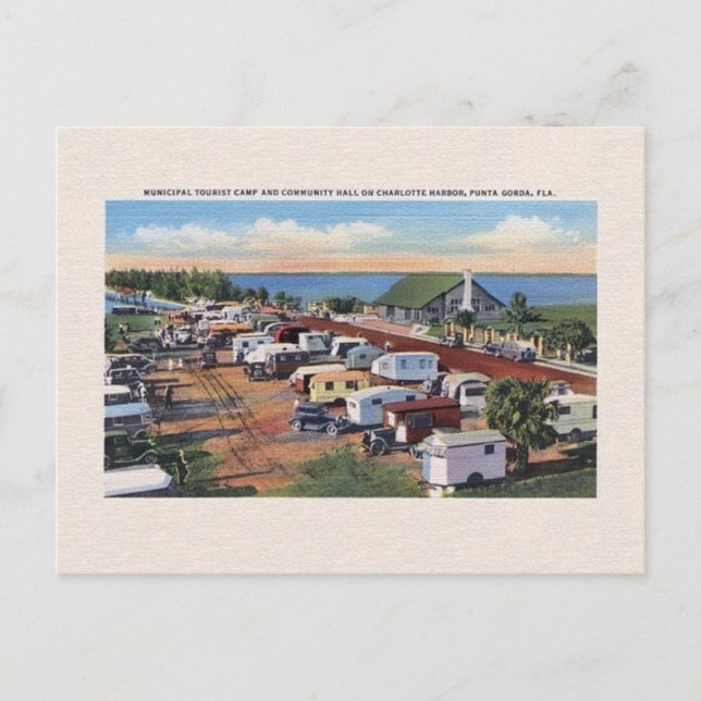Vintage Punta Gorda Florida Postcard (Front)