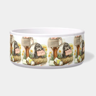 Vintage Puppy Art Mailbox Puppy