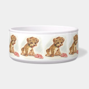 Vintage Puppy Art Shoe Puppy