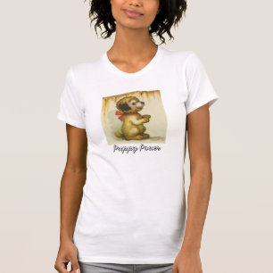 Vintage Puppy Sitting up T-Shirt