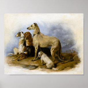 Vintage Pups Poster